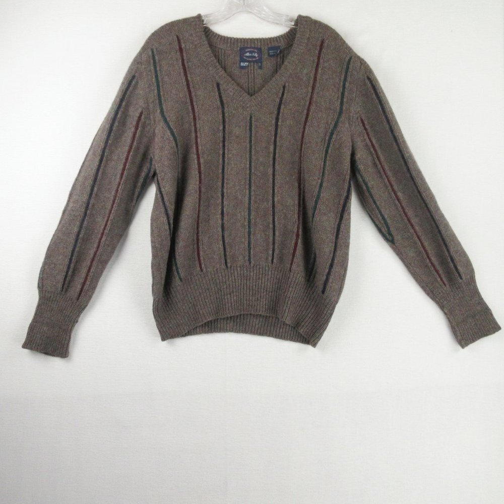 Allen Solly Vintage Men's 3D Knit Sweater Size L